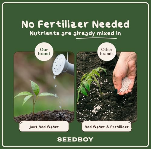 InstaSoil™ Nutrient-Rich Potting Soil for Indoor/Outdoor Plants - Compressed Coco Coir - Just Add Water - Expands to 15