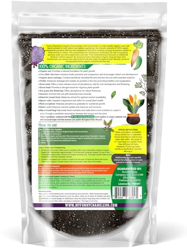 Organic Original Super Soil Concentrate with Mycorrhizae - Living Soil Boosts Roots & Buds for Seeds & Clones - Indoor &