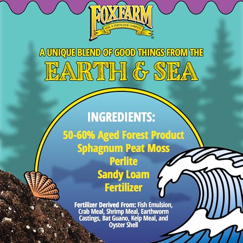 FoxFarm Ocean Forest Potting Soil, 1.5cu ft - Optimal pH for Container Plants, Ideal for Indoor Gardening Enthusiasts
|