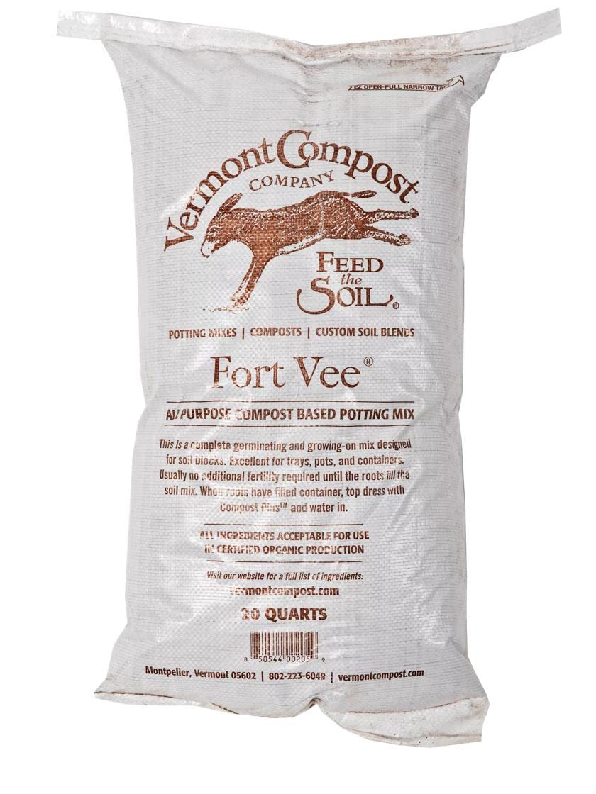 Fort Vee Organic Potting Soil Mix for Indoor & Outdoor Planting
| High-Nutrient Compost-Based Potting Soil by Fort Vee