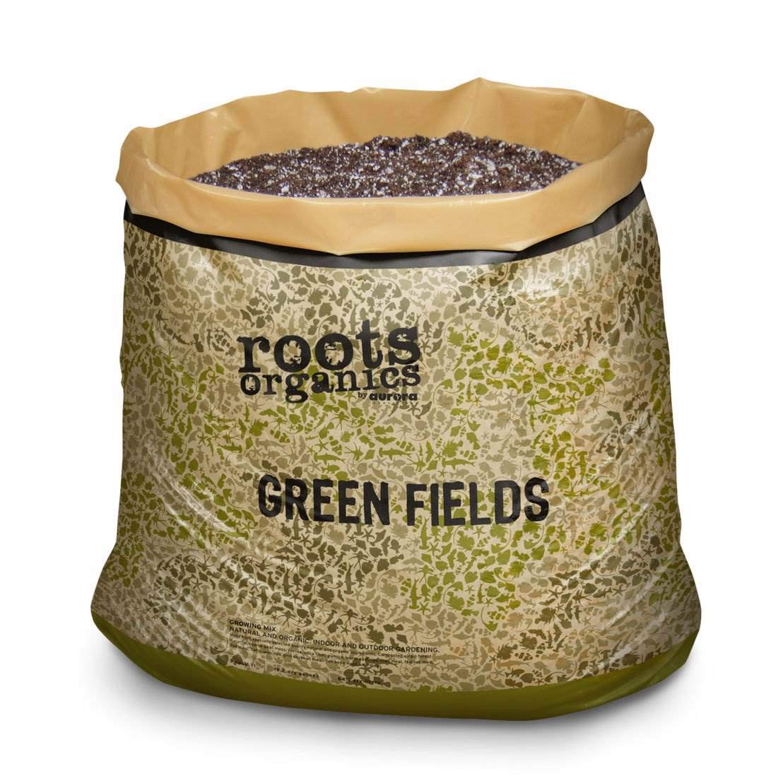 Roots Organics Hydroponic Nutrient-Based Gardening Potting Soil for Plants and Flowers, 1.5 Cu Ft - Green Fields Garden