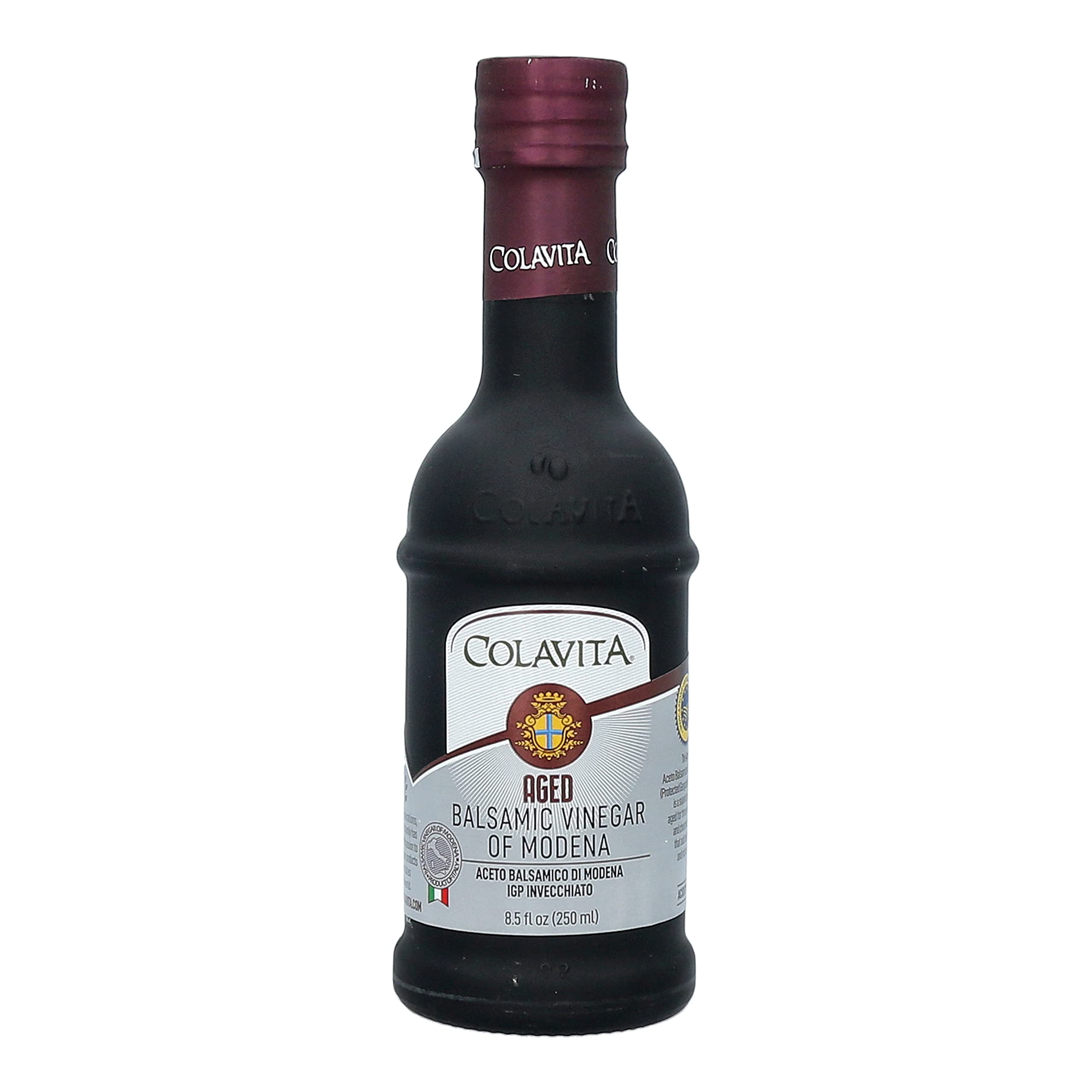 COLAVITA Aged Balsamic Vinegar of Modena IGP - 3 Years, Perfect for Cooking and Dressing, 8.5 Fl oz Glass Bottle  
COLAV