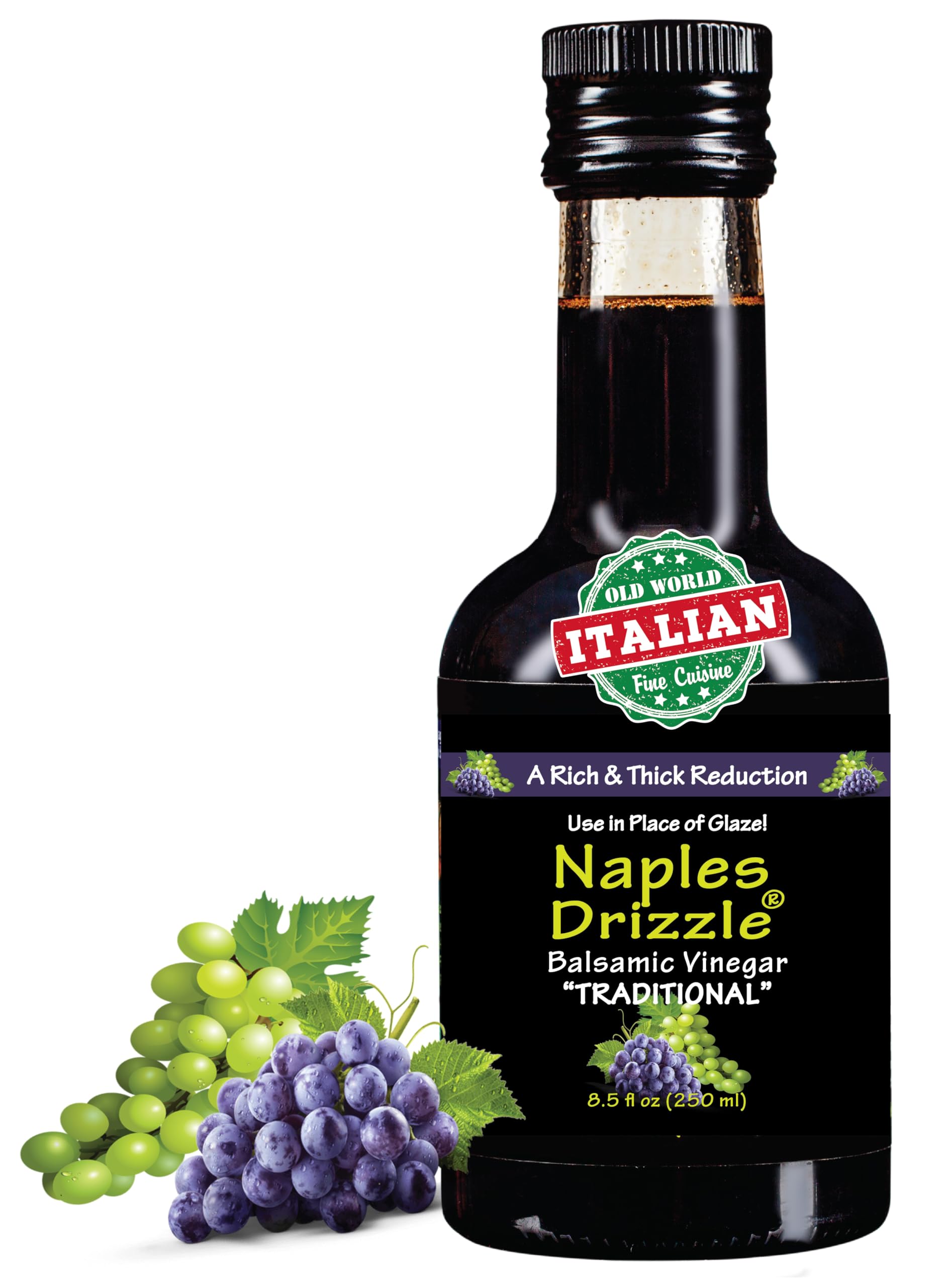 Traditional Rich, Extra Thick Balsamic Vinegar Reduction for Glazing and Marinating
| Better-Than-Glaze Traditional Thi