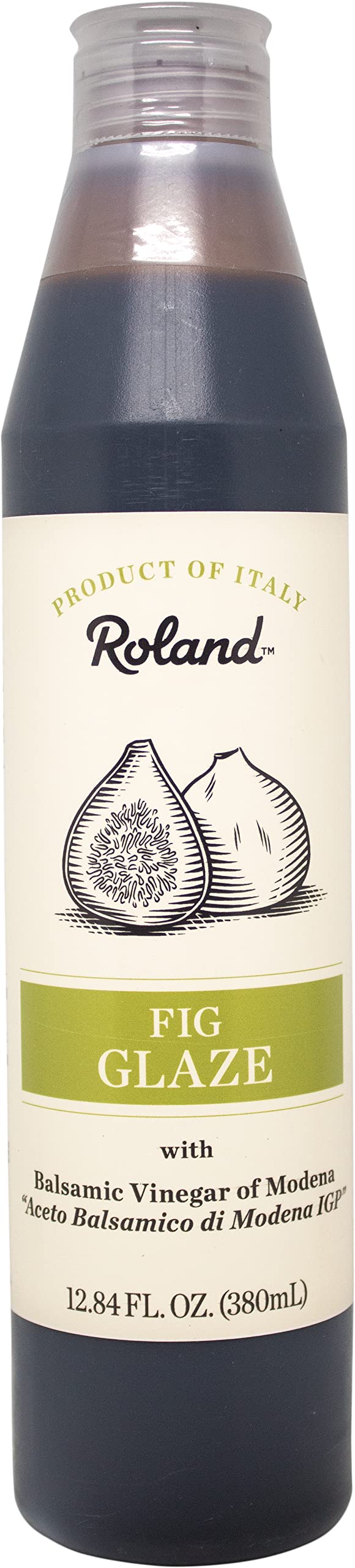 Roland Foods Fig Balsamic Vinegar Glaze for Cooking and Drizzling, Specialty Imported Food for Gourmet Chefs, Perfect f